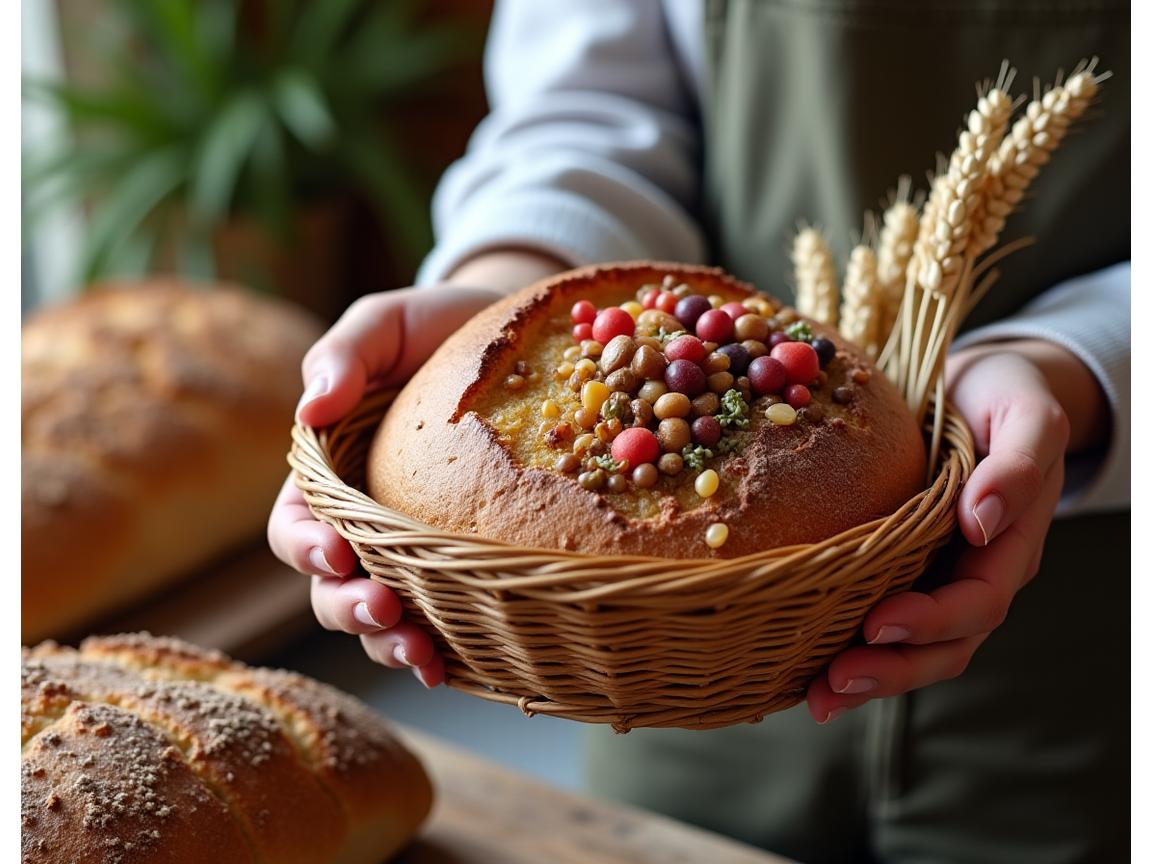 Sostenibilidad con ingredientes locales en panadería ecológica